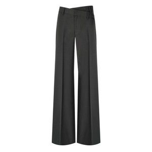 Federica Tosi Dark Grey Wide Leg Pants - NWT